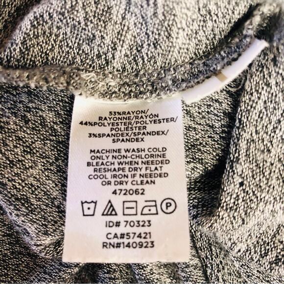 Lou & Grey Gray Racerback Midi Tank Dress Signature Soft Blend Scoop Neck - Picture 7 of 16